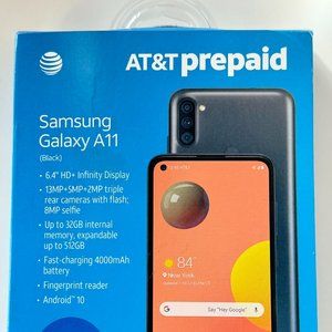 Samsung Galaxy A11 SM-A115AP 32GB Black 13MP Camera 6.4'' (For AT&T) - A Grade
